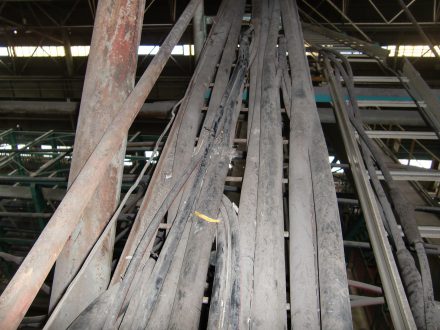 京都市・工場のカラスの巣撤去の事例の処理後写真(1)