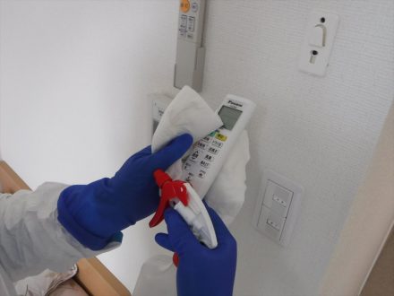 阪南市・社員寮の新型コロナウイルス消毒除菌作業の事例の処理前写真(2)