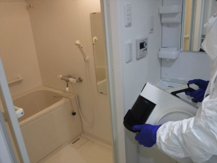 阪南市・社員寮の新型コロナウイルス消毒除菌作業の事例の処理後写真(3)