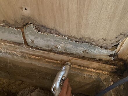 寝屋川市・空き家戸建 改装工事中のシロアリ防除の事例　の処理後写真(2)