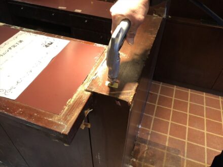 明石市・元飲食店 改装工事中のシロアリ駆除の事例　の処理後写真(1)