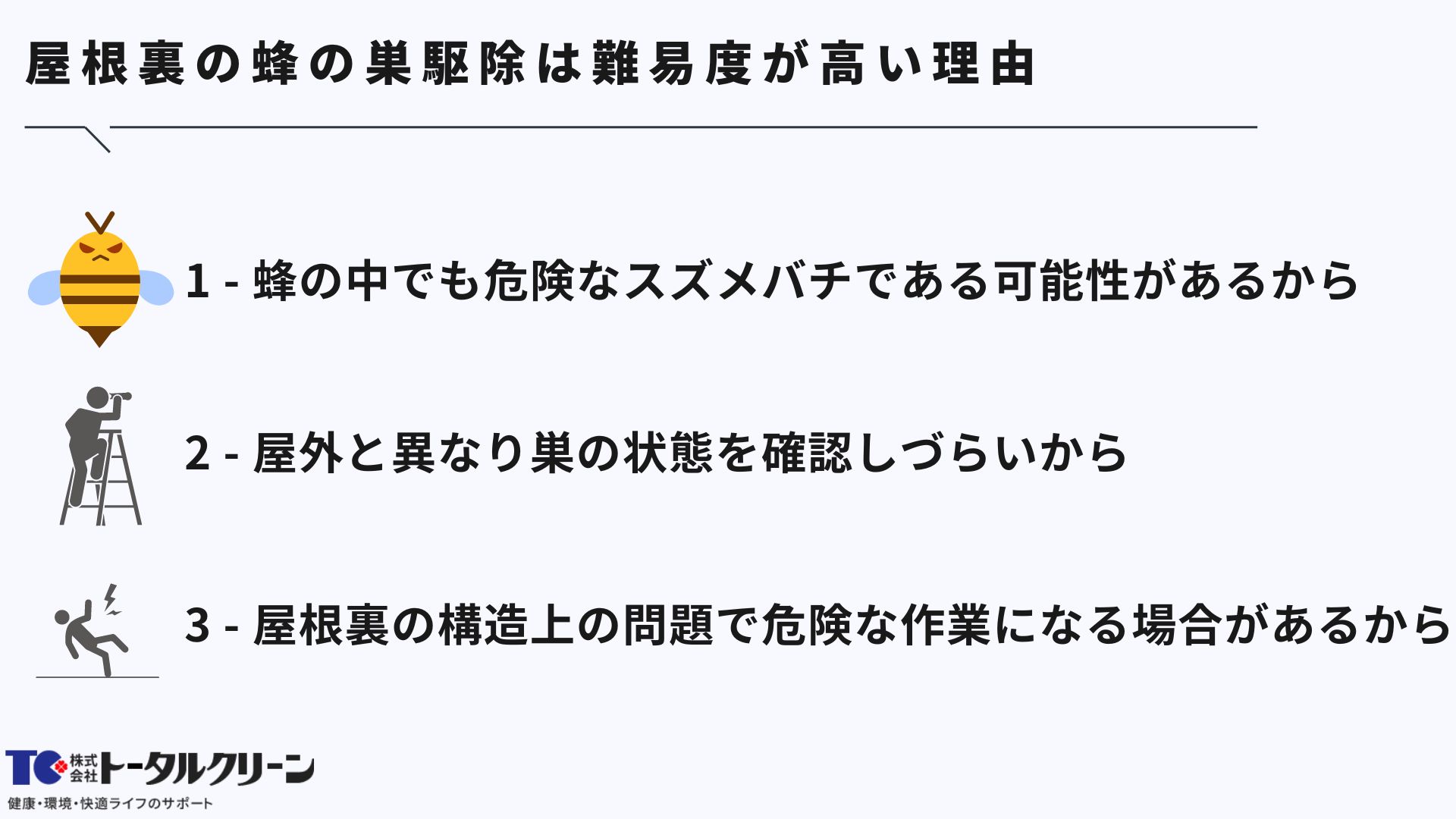 屋根裏の蜂の巣駆除は難易度が高い理由