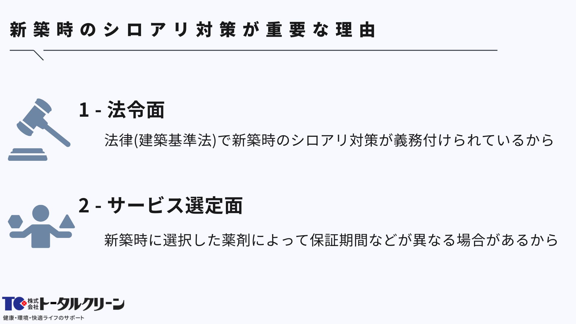 新築時のシロアリ対策が重要な理由