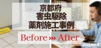 京都府 製品工場の害虫駆除と薬剤施工事例