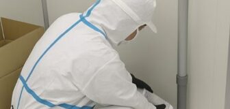 奈良県の部品工場における防虫対策と異物混入予防の取り組みの駆除処理後