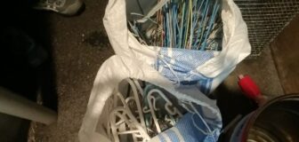 堺市堺区・高所樹木 カラスの巣撤去の事例の駆除処理後