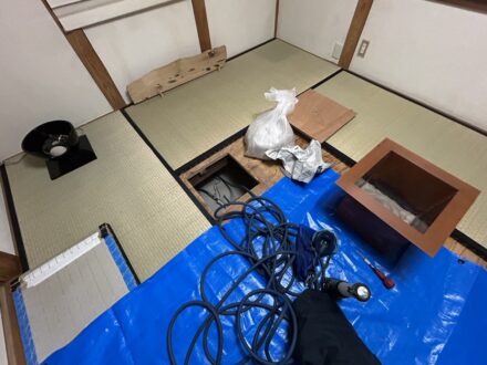 大阪府枚方市・個人宅 ヤマトシロアリ駆除の事例の処理前写真(3)
