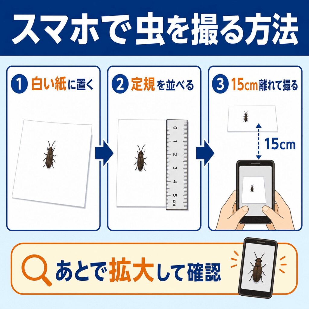 スマホで撮って確認する方法