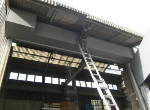 兵庫県尼崎市・工場のハトネット対策