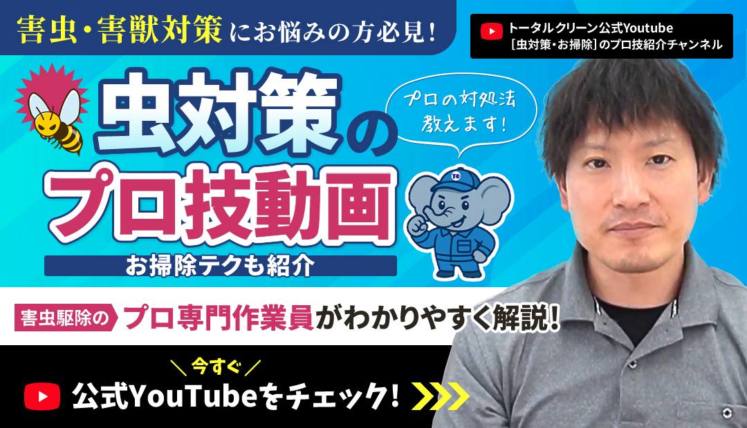 虫対策のプロ技動画