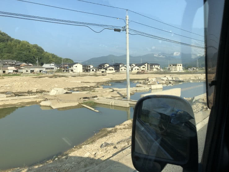西日本豪雨後消毒支援 西日本豪雨後消毒支援